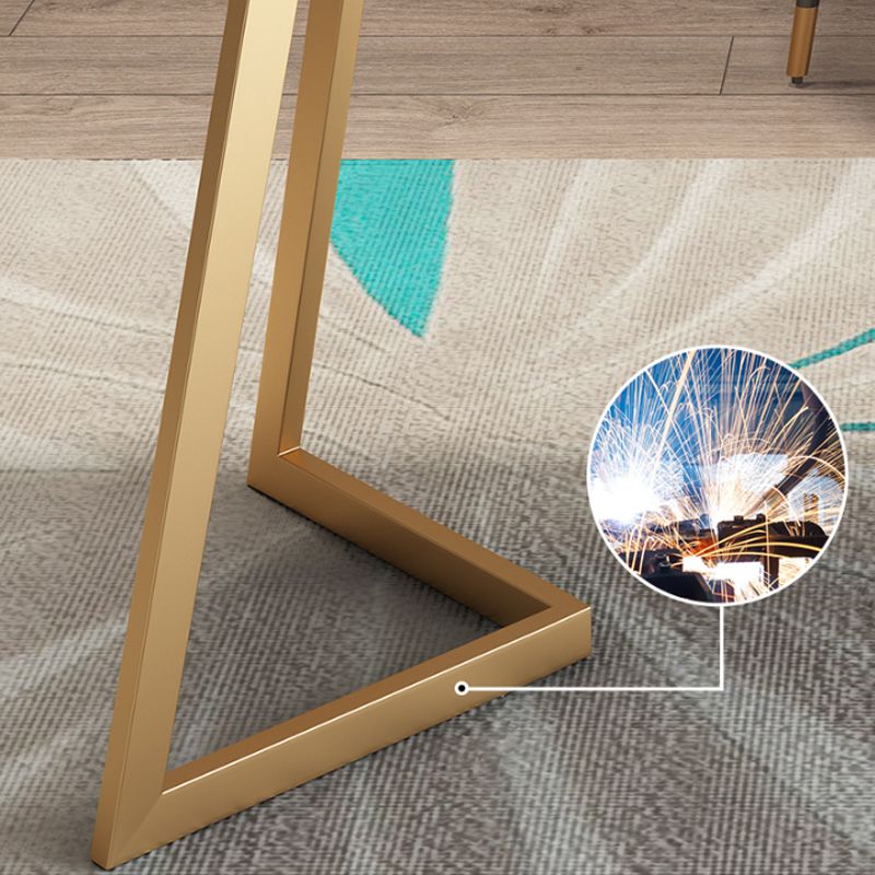 Modern Stone Office Desk Metal White Writing Desk for Office Clearhalo 'furn' 'furn_office_desk' 'Furniture' 'Office Desks' 'Office Furniture' 'office_desk' 1200x1200_33805e3d-ae0c-4d98-9d8f-d379cb70981a