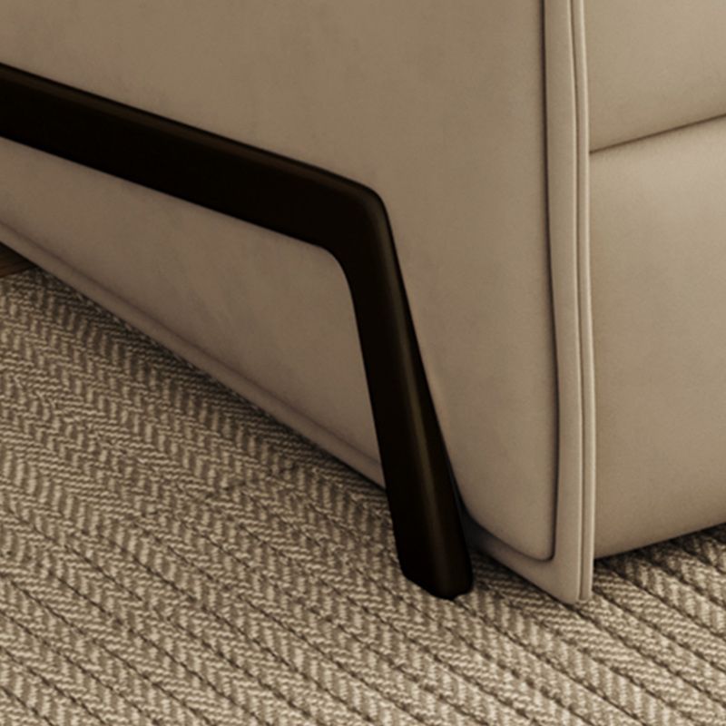 Sofá de cuero sintético contemporáne