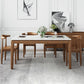 Mid-Century Rectangle Dining Table Stone Top Dining Table for Dining Room Clearhalo 'Dining Tables & Seating' 'Dining Tables' 'dining_table' 'furn' 'furn_dining_table' 'Furniture' 'Kitchen & Dining Furniture' 1200x1200_33876214-a18f-44e8-bdb8-e6818bbb7a3b