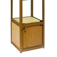Modern Curio Cabinets Glass Display Cabinet with Locking Doors