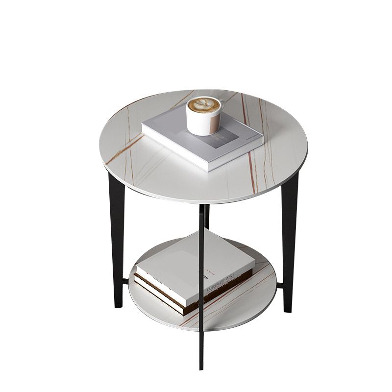 Mesa de acento de piedra de 21.65 "Table de noche de 2 años Night Table Mesa