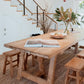 Solid Wood Dining Table Rectangle Pine Wood Dining Table with Sled Base Clearhalo ' dining_table' 'Dining Tables & Seating' 'Dining Tables' 'furn' 'furn_dining_table' 'Furniture' 'furniture_dining_table' 'Kitchen & Dining Furniture' 'kitchen&dining_furn' 'kitchen' 'kitchen_dining_table' 1200x1200_338c97a0-0b6d-4370-b234-5b31feaa0e2a