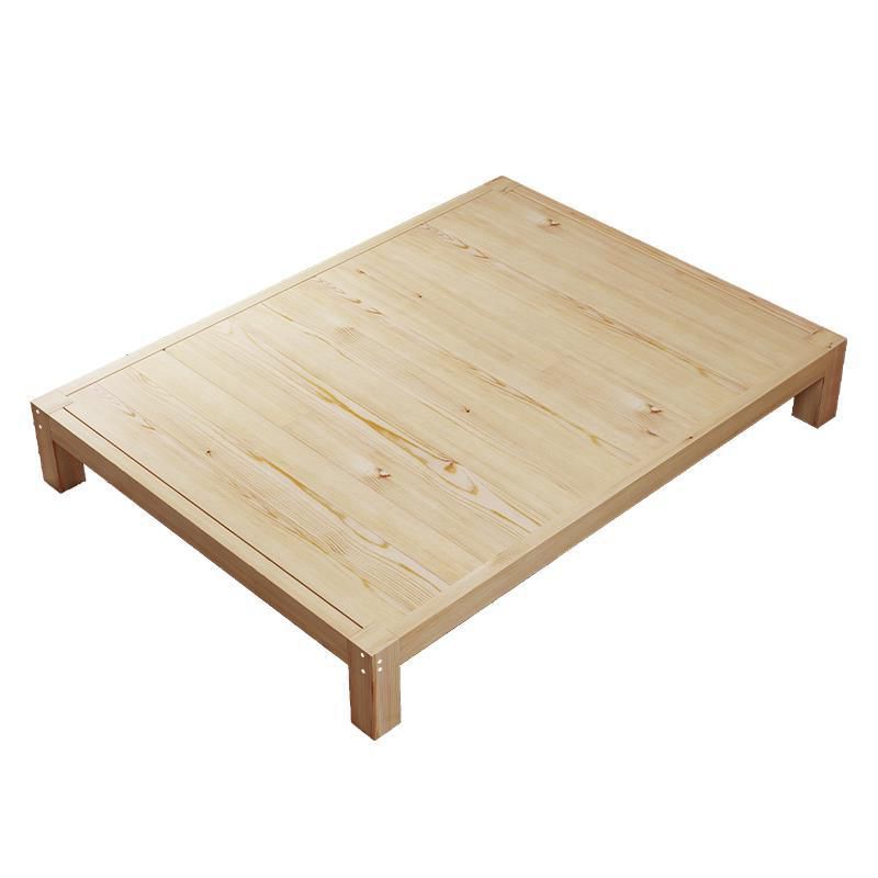 Festes Holzstandard ohne Kopfteil und Fußbrettbett