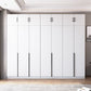Engineered Wood Wardrobe Cabinet Modern Style Soft Close Doors Wardrobe Closet