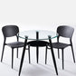 Round Tripod Base Home Furniture Clear Glass Dining Room Collection for Home Clearhalo ' dining_table' 'Dining Tables & Seating' 'Dining Tables' 'furn' 'furn_dining_table' 'Furniture' 'furniture_dining_table' 'Kitchen & Dining Furniture' 'kitchen&dining_furn' 'kitchen' 'kitchen_dining_table' 1200x1200_3393efd5-544a-413d-8928-99268148798a