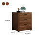 Contemporary Solid Wood Dresser Vertical Bedroom Lingerie Chest Dresser with Drawer