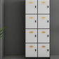 Natural Finish Cabinet with Hinged Door Contemporary Interior Storage Cabinet