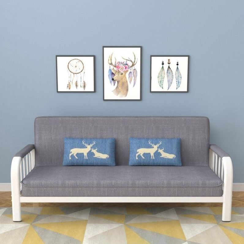 Eigentijdse vierkante arm slaapbank wasbare cabriolebank voor woonkamer