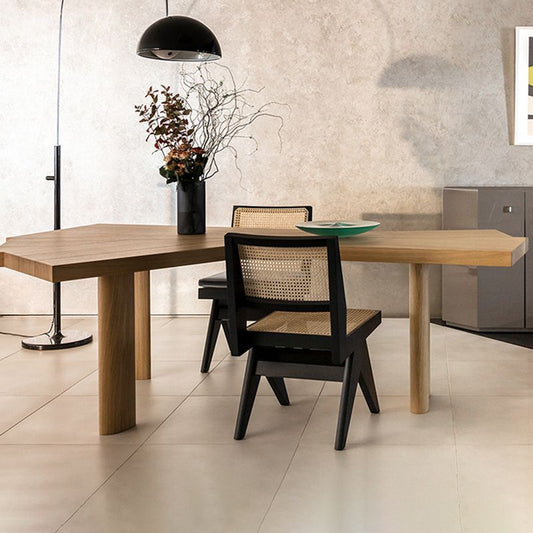 Eigentijdse schrijfbureau massief hout 29.5 "Hoogte kantoor bureau met benen