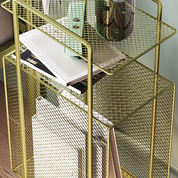 28 "H glam mobile da comodino in ferro 1 comodino aperto con gambe