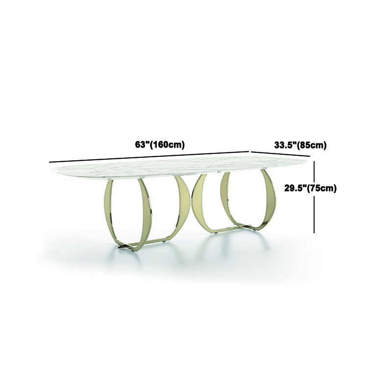 Nordic Glam Style Rectangle Sintered Stone Table Set 1/4/5/7 Pieces Dining Set Clearhalo 'Dining Room Sets' 'Dining Tables & Seating' 'dining_room_set' 'furn' 'furn_dining_room_set' 'Furniture' 'Kitchen & Dining Furniture' 1200x1200_339d4197-bbec-4b68-b719-68b4458ec2f6