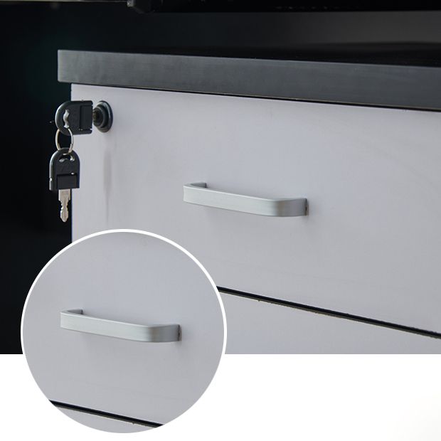 29.25 Inch H Contemporary Office Desk Manufactured Wood Computer Desk Clearhalo 'furn' 'furn_office_desk' 'Furniture' 'Office Desks' 'Office Furniture' 'office_desk' 1200x1200_339e2c29-8b5b-4741-97cf-d54379b37e68