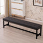 15.6-inch Width Modern Bench Cushioned Metal Solid Color Seating Bench Clearhalo 'Benches' 'Chairs & Seating' 'furn' 'furn_benches' 'Furniture' 'Living Room Furniture' 1200x1200_339ee289-6208-4d09-8e68-2e6645d956a6