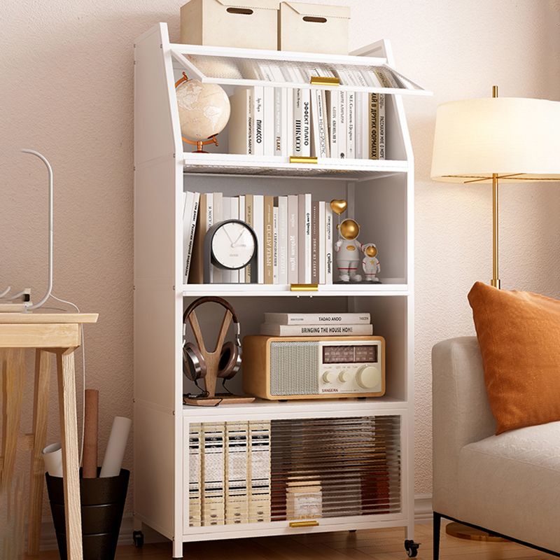 Metal Closed Back Standard Bookshelf Shelves Included Bookcase Clearhalo 'Bookcases' 'furn' 'furn_bookcases' 'Furniture' 'Office Furniture' 1200x1200_33a03064-4a63-45fe-9d03-8267deec159d