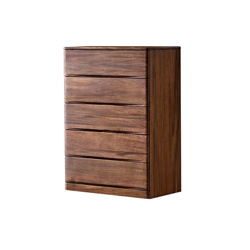 Mid-Century Modern Accent Chest with 5 Drawers Rectangle Chest Clearhalo 'Cabinets & Chests' 'cabinets_chests' 'furn' 'furn_cabinets_chests' 'Furniture' 'Living Room Furniture' 1200x1200_33a2a7a8-44ff-4853-add7-6723d4afc150