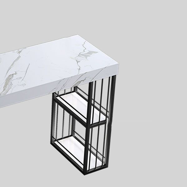 Steinstange Tisch Set Industrial Rechteck 1/2/5 Stück Pubtisch Set Set