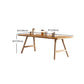 Modern Style Rectangle Wooden Table Set 1/2/5/7 Pieces Dining Set for Kitchen