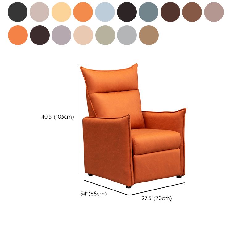Fauteuil inclinable de couleur unie moderne 40.55 "H fauteuil inclinable avec repose-pieds