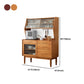 Sideboard in legno massiccio contemporaneo Tabella 4-Drawer Sideboard con porte scorrevoli
