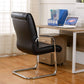 Faux Leather Executive Chair No Wheels Modern Office Chair with Fixed Arms Clearhalo 'furn' 'furn_office_chair' 'Furniture' 'Office Chairs' 'Office Furniture' 'office_chair' 1200x1200_33aa591a-12d4-4b01-a204-b3b82da76c96