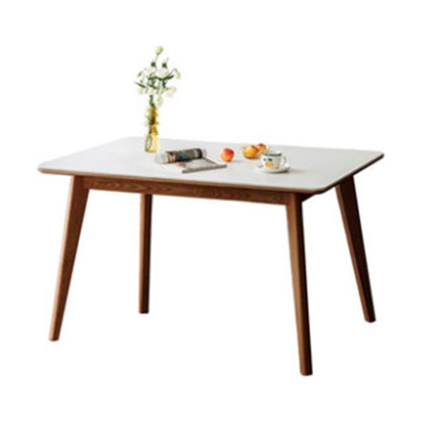 Moderne rechthoekige stenen eettafel Ash poten voor eetkamer