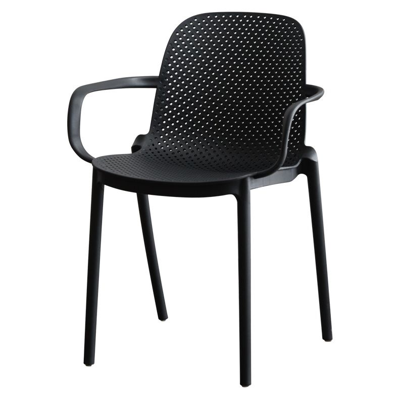 Contemporary Style Plastic Dining Armchairs Solid Back Dining SIde Chair Clearhalo ' kitchen&dining_furn' 'Dining Chairs' 'Dining Tables & Seating' 'dining_chair' 'furn' 'furn_dining_chair' 'Furniture' 'furniture_dining_chair' 'Kitchen & Dining Furniture' 'kitchen' 1200x1200_33ab399d-6a4e-4d17-b2f5-556f09151b27