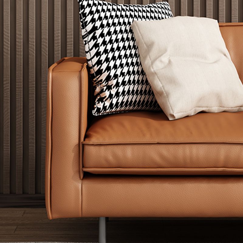 Living Room Standard Stationary Cushions Faux Leather Square Arm Sofa Clearhalo 'furn' 'furn_sofas' 'Furniture' 'Living Room Furniture' 'Sofa' 'sofas' 1200x1200_33ac2dd8-91c7-4a32-b9b7-6aba26a062c9