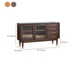 Contemporary Sideboard Cabinet Solid Wood Sideboard Table 55.12 "L x 15.75 "W x 31.50 "H Clearhalo 'buffet_sideboard' 'Buffets & Sideboards' 'furn' 'furn_buffet_sideboard' 'Furniture' 'Kitchen & Dining Furniture' 1200x1200_33ad3b4f-a9ce-4775-935f-5a29f65be13a