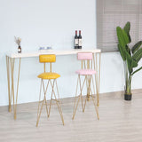 Ensemble de table de bar à bois massif 1/3/5