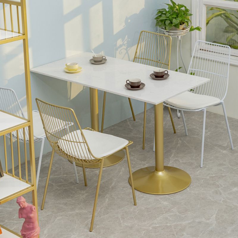 Glam Style Dining Chair Metal Windsor Back Dining Side Chair for Dining Room Clearhalo 'Dining Chairs' 'Dining Tables & Seating' 'dining_chair' 'furn' 'furn_dining_chair' 'Furniture' 'furniture_dining_chair' 'Kitchen & Dining Furniture' 1200x1200_33b2772e-915c-4f7e-8688-dbeb5b11137a