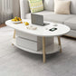 Contemporary Wooden Coffee Table 4 Legs Cocktail Table with Shelf Clearhalo 'Coffee & Accent Tables' 'Coffee Tables' 'coffee_tables' 'furn' 'furn_coffee_tables' 'Furniture' 'Living Room Furniture' 1200x1200_33b5d1e7-79c0-4999-962e-439fbb6837e2