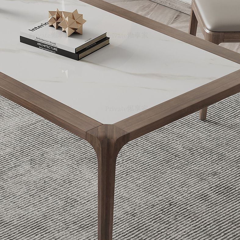 Contemporary Style Sintered Stone Rectangle Table Set 1/4/5/7 Pieces Dining Set Clearhalo 'Dining Room Sets' 'Dining Tables & Seating' 'dining_room_set' 'furn' 'furn_dining_room_set' 'Furniture' 'Kitchen & Dining Furniture' 1200x1200_33b67a6c-6c8d-4943-afab-9c255d8fe7b8