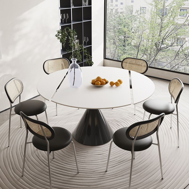 Dining Room Dinner Kitchen Table Modern Tulip Base Dining Table Clearhalo 'Dining Tables & Seating' 'Dining Tables' 'dining_table' 'furn' 'furn_dining_table' 'Furniture' 'Kitchen & Dining Furniture' 1200x1200_33b67e26-4637-4921-ab86-bb767c9941bd