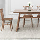 Rectangle Ash Wood Table in Walnut Contemporary Wooden Dining Table with Double Pedestal Clearhalo ' dining_table' 'Dining Tables & Seating' 'Dining Tables' 'furn' 'furn_dining_table' 'Furniture' 'furniture_dining_table' 'Kitchen & Dining Furniture' 'kitchen&dining_furn' 'kitchen' 'kitchen_dining_table' 1200x1200_33bb19d0-80e3-4dbd-b4b7-98d807989212