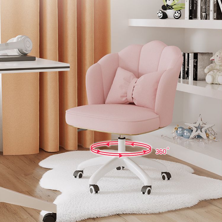 Metal Base Contemporary Office Chair Velvet Parsons Computer Desk Chair Clearhalo 'furn' 'furn_office_chair' 'Furniture' 'Office Chairs' 'Office Furniture' 'office_chair' 1200x1200_33be485f-7ba3-4c3a-ba5b-1de57db25999