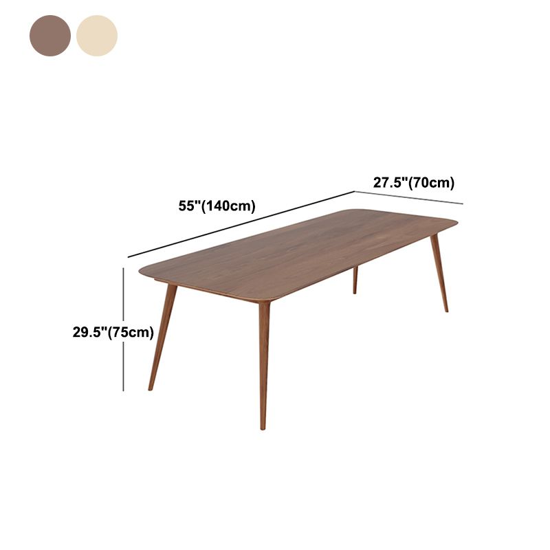Solid Wood Contemporary Rectangle Dining Table Pine Wood Top Table with Legs Clearhalo ' dining_table' 'Dining Tables & Seating' 'Dining Tables' 'furn' 'furn_dining_table' 'Furniture' 'furniture_dining_table' 'Kitchen & Dining Furniture' 'kitchen&dining_furn' 'kitchen' 'kitchen_dining_table' 1200x1200_33be9b84-ce05-4060-89b8-f553ca459669