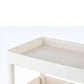 White Contemporary Standard Adjustable with Wheels Plastic Bookshelf for Home