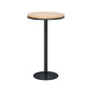 Modern Round Bar Dining Table Indoor Wood Top Bar Height Pub Table Iron Base Clearhalo 'Bar Furniture' 'Bar Tables' 'bar_tables' 'furn' 'furn_bar_tables' 'Furniture' 'furniture_bar_tables' 'Kitchen & Dining Furniture' 'kitchen&dining_furn' 'kitchen' 1200x1200_33c1d835-b9c2-45d9-a354-305b447402db
