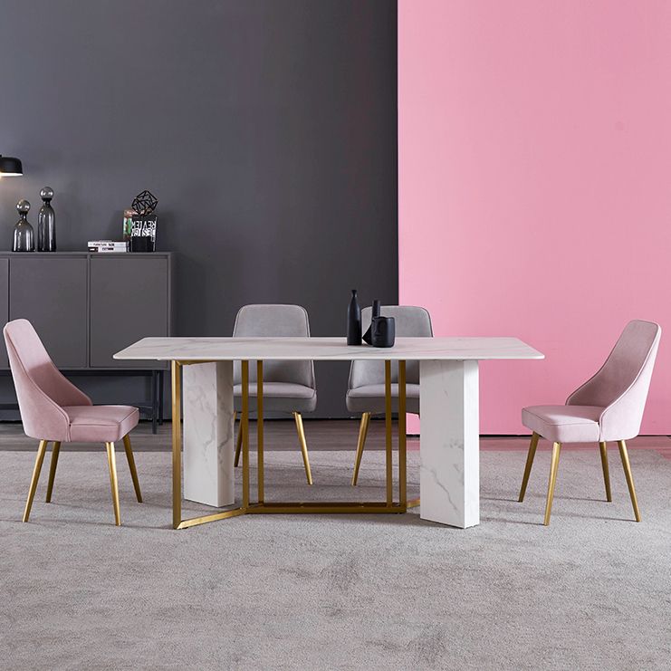 Traditional Luxury Rectangle Dining Table Stone Furniture for Dining Room Clearhalo ' dining_table' 'Dining Tables & Seating' 'Dining Tables' 'furn' 'furn_dining_table' 'Furniture' 'furniture_dining_table' 'Kitchen & Dining Furniture' 'kitchen&dining_furn' 'kitchen' 'kitchen_dining_table' 1200x1200_33c1dbf3-b9c8-4cd3-8dfc-74e1192e25da