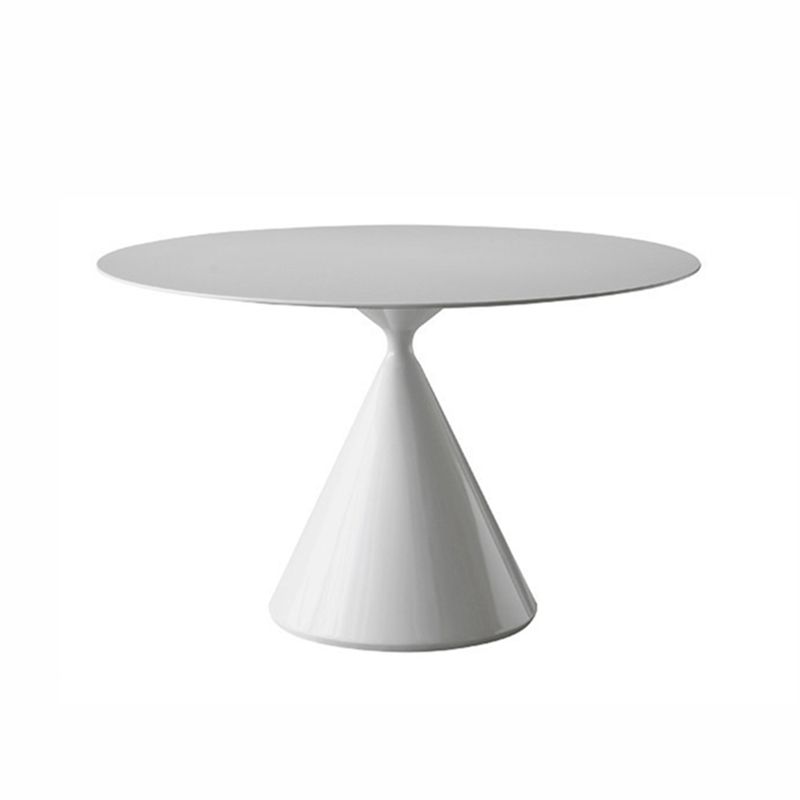 Modern Stone Round Table Matte Finish Pedestal Dining Table for Kitchen Clearhalo ' dining_table' 'Dining Tables & Seating' 'Dining Tables' 'furn' 'furn_dining_table' 'Furniture' 'furniture_dining_table' 'Kitchen & Dining Furniture' 'kitchen&dining_furn' 'kitchen' 'kitchen_dining_table' 1200x1200_33c2d45a-b592-4413-8955-79e523e9ffc6