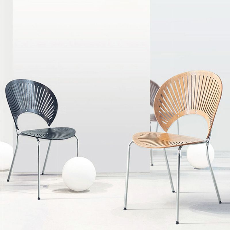 Industrial Metal Dining Room Chair Open Back Dining Chair for Restaurant Use Clearhalo 'Dining Chairs' 'Dining Tables & Seating' 'dining_chair' 'furn' 'furn_dining_chair' 'Furniture' 'Kitchen & Dining Furniture' 1200x1200_33c3104c-0862-44cd-bc6d-7e54d4f549bb