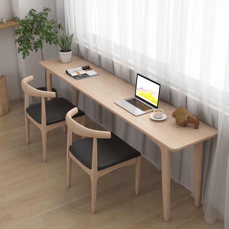 Contemporary Style Writing Desk Solid Wood Bedroom Dormitory Office Desk Clearhalo 'furn' 'furn_office_desk' 'Furniture' 'Office Desks' 'Office Furniture' 'office_desk' 1200x1200_33c53058-90f7-4e1c-bc0a-ed980beed0a6