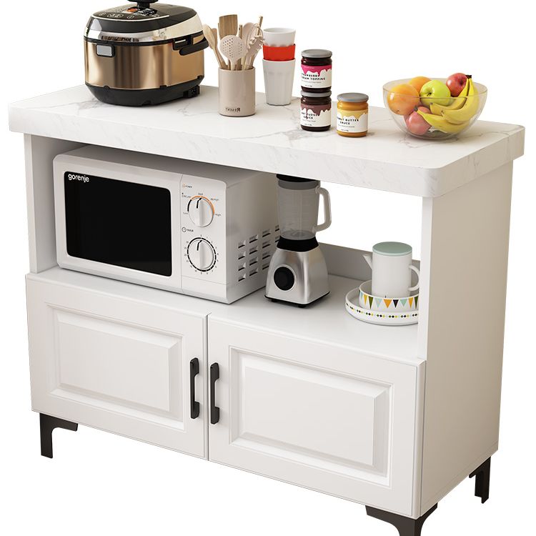 Modern Sideboard Stone Top Sideboard with Door for Kitchen Use Clearhalo 'buffet_sideboard' 'Buffets & Sideboards' 'furn' 'furn_buffet_sideboard' 'Furniture' 'Kitchen & Dining Furniture' 1200x1200_33c84a6c-1649-4468-800c-82b2794239a5