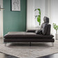 Living Room Black Leather Chaise Pillow Top Arms Modern Chaise Lounge Clearhalo 'Chairs & Seating' 'Chaise Lounge' 'chaise_lounge' 'furn' 'furn_chaise_lounge' 'Furniture' 'Living Room Furniture' 1200x1200_33c9c0a3-6746-4d5b-a647-c9f28899dfdf