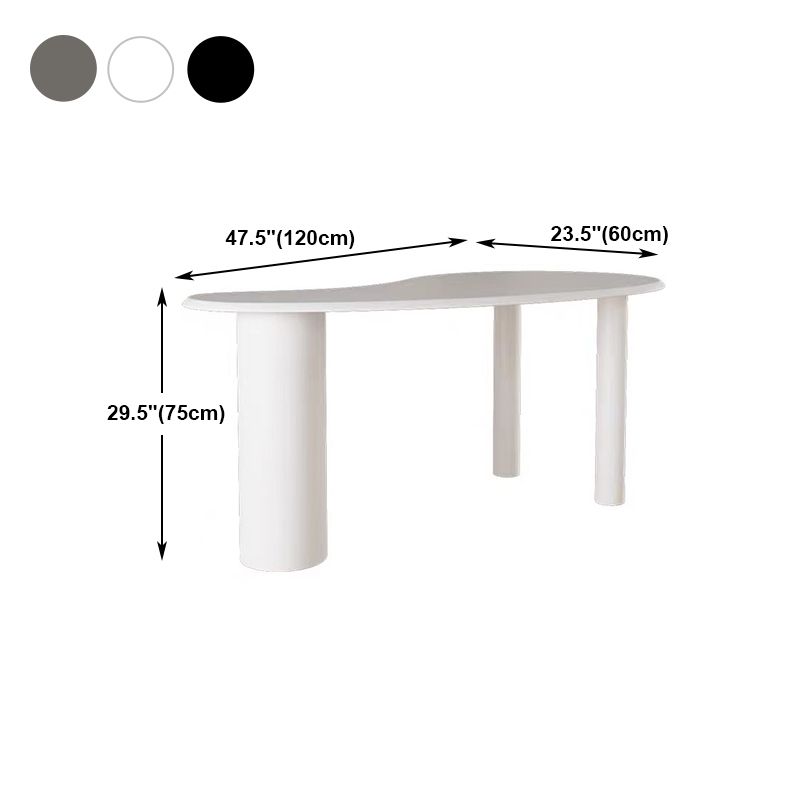 Solid Wood Writing Desk Industrial Style Pedestal Base Office Desk Clearhalo 'furn' 'furn_office_desk' 'Furniture' 'furniture_office_desk' 'Office Desks' 'Office Furniture' 'office_desk' 1200x1200_33ca641e-9349-479f-b571-a7f2632da23d
