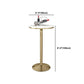 Glam 1/3/5 Pieces Faux Marble Bar Table Set Fixed Table Counter Set for Home Use