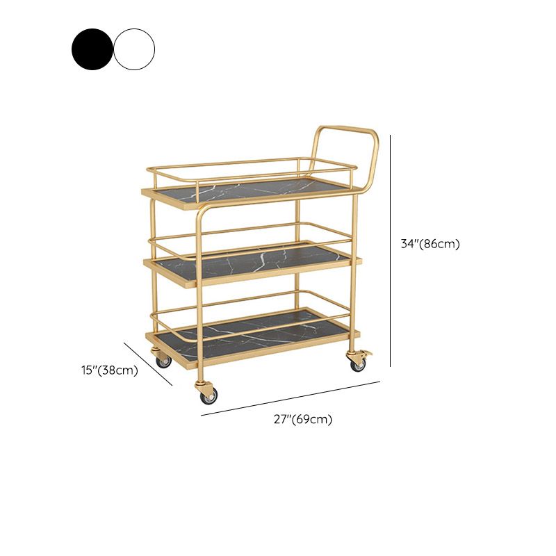 Rolling Kitchen Trolley Manufactured Wood Modern Kitchen Trolley Clearhalo 'furn' 'furn_kitchen_islands_carts' 'Furniture' 'Kitchen & Dining Furniture' 'Kitchen Islands & Carts' 'kitchen_islands_carts' 1200x1200_33cad5fe-8b87-40fd-9e76-e1cae081056d