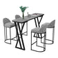 Stone Top Bar Table 42-inch Height Industrial Style Bistro Table for Restaurant Clearhalo 'Bar Furniture' 'Bar Tables' 'bar_tables' 'Furniture' 'furniture_bar_tables' 'Kitchen & Dining Furniture' 'kitchen&dining_furn' 'kitchen' 1200x1200_33cf0334-813e-4d9e-ae84-3c854220b3e1