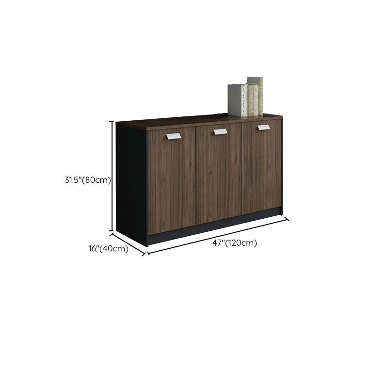 Archivo de madera de archivos laterales de estilo nórdico para la oficina en casa