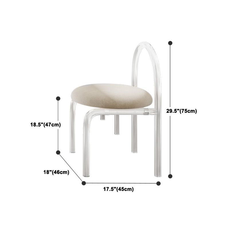 Juego de comedor moderno, mesa de comedor y sillas con marco acrílico rectangular de 1/2/5 piezas